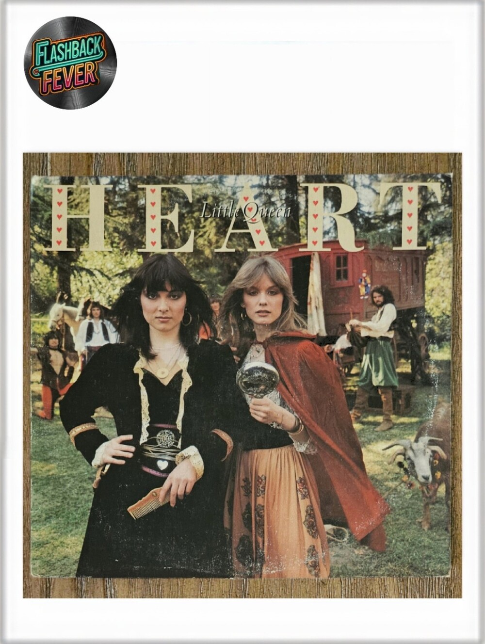 HEART•Little Oueen•1977 US (#JR 34799) Santa Maria Pressing